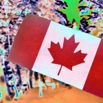 Kanadische Flagge.