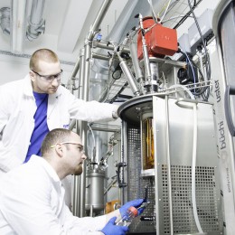 Laborarbeit in der industriellen Biotechnologie